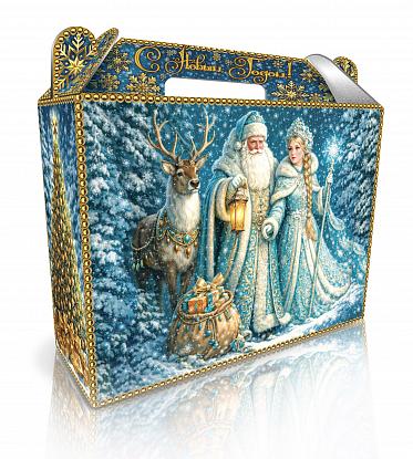 Купить Уп. Чемоданчик Зимняя бирюза 26х19,5(25)х10, 1400-1500  