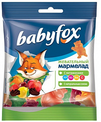 BabyFox  мармелад жевательный 70 г.