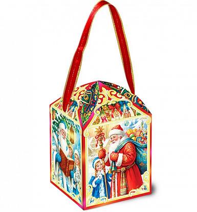 Купить Уп. Коробочка Новогодний вернисаж 11х11х16  см., 500-600  