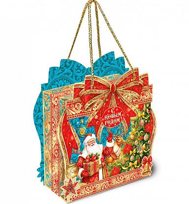 Купить Уп. Сумочка Новогодняя открытка 9х20х20 см., 1000-1200  