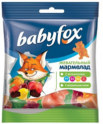 BabyFox  мармелад жевательный 70 г.