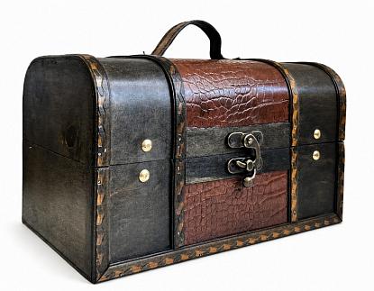 Купить Уп. Ларец кожаный 25х16x15, 1500 грамм  