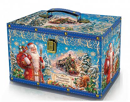 Купить Уп. Сундук Новогодний экспресс 27х17х17,3  см  , 1500-1700  